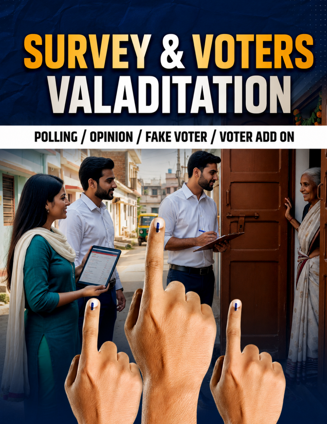 Survey & Voter Validation: Polling, Opinion, and Voter Verification Techniques
