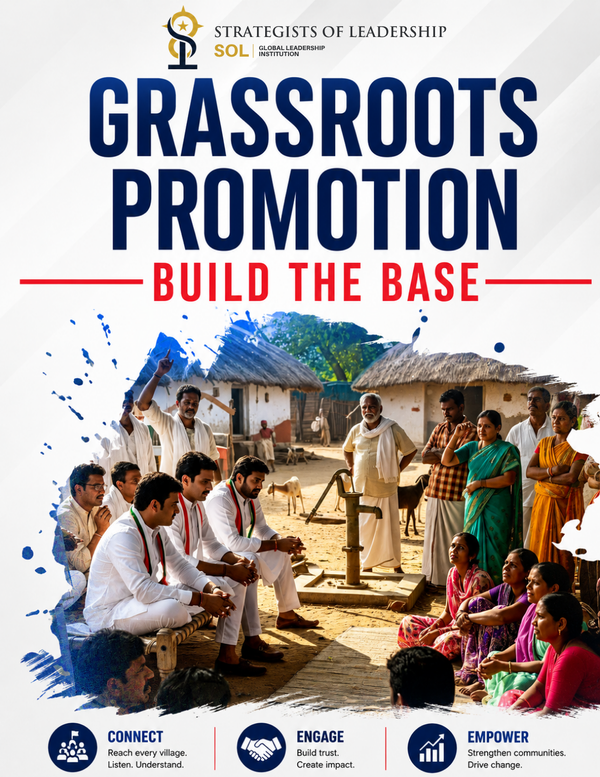 Grassroot Promotion: Building a Strong Political Base